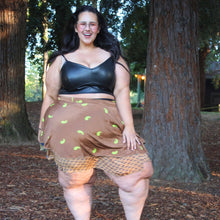 Load image into Gallery viewer, Knee-Length: "Mini" Sari Wrap Skirts: Neutral Tones / 08-20
